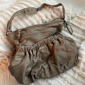 🔥BOGO FREE: Grey-Beige Shoulder Bag